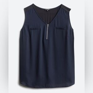 Navy sleeveless top from Stitch Fix